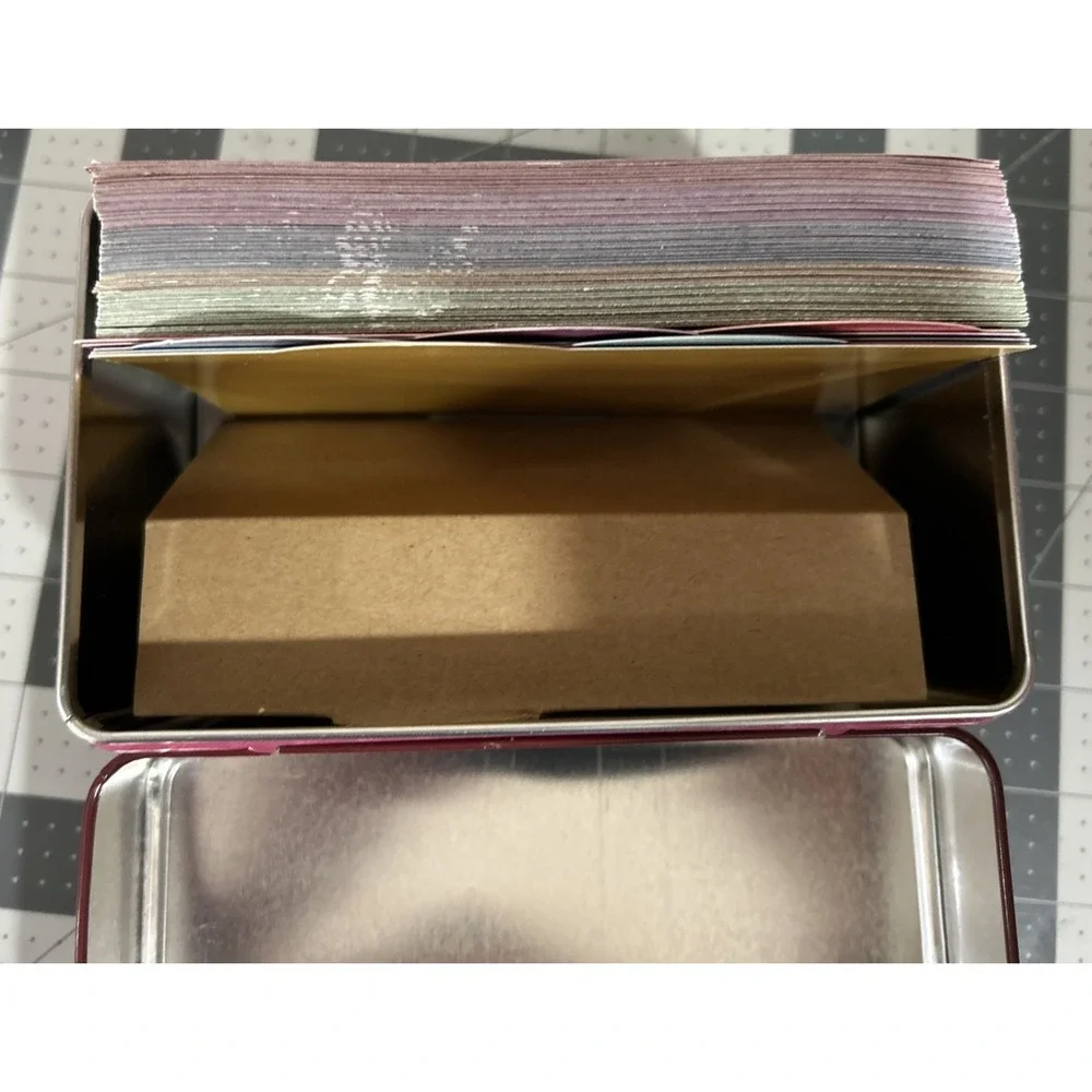 Rival Crock Pot Recipe Card Collection in Tin Box Never Used Include BLANK cards